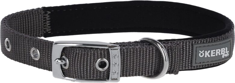 Kakla siksna KERBL Miami Plus, pelēka 20mm 33-39cm