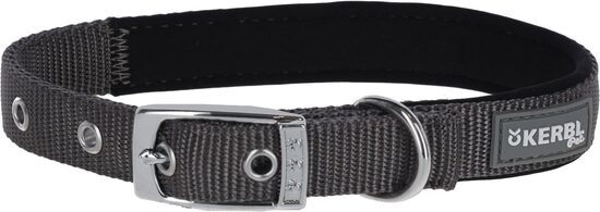Kakla siksna KERBL Miami Plus, pelēka 20mm 33-39cm