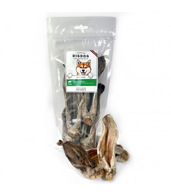 Kaltētas jēra ausis 100g 